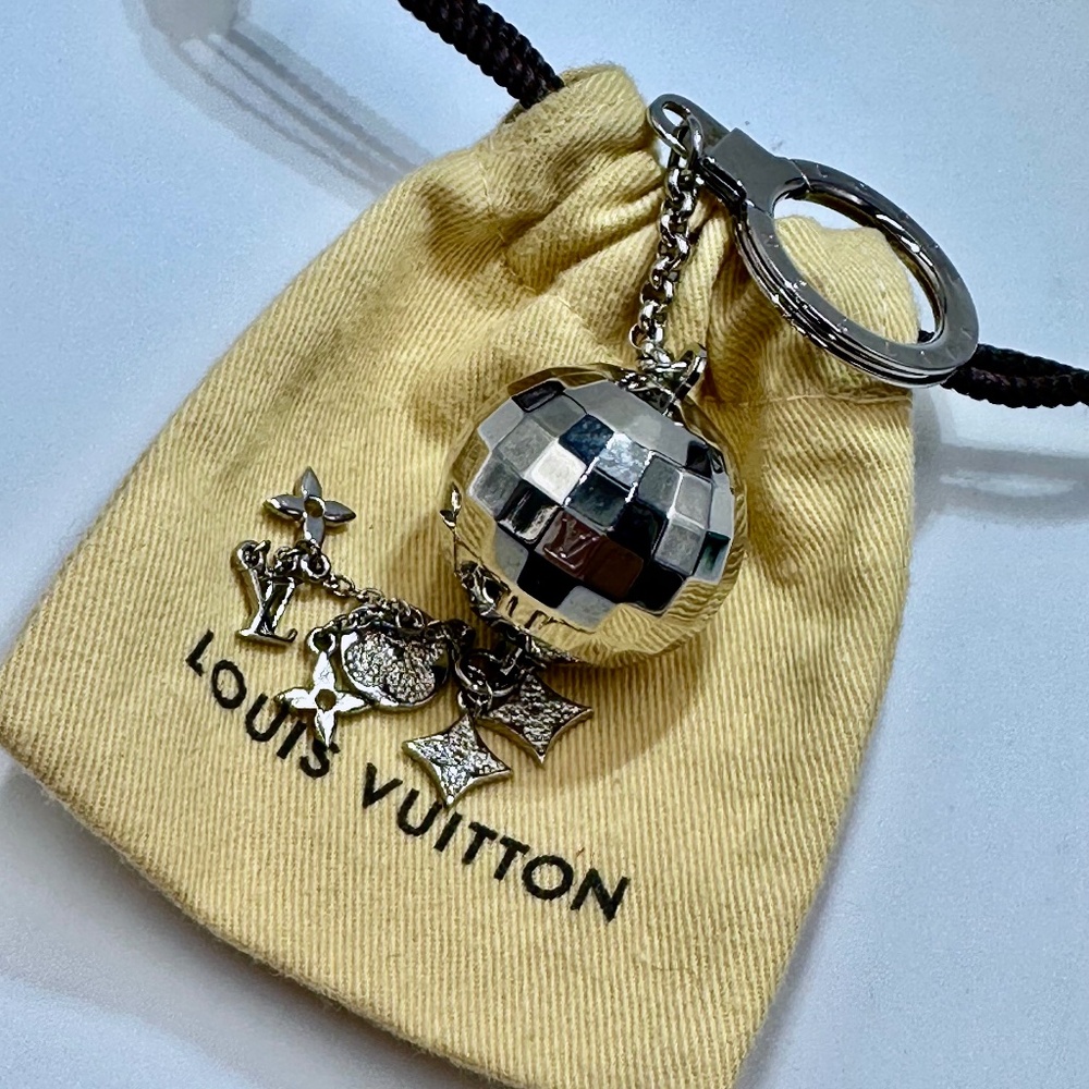 Louis Vuitton "Disco Ball" Bag Charm AUTHENTIC - Picture 13 of 16